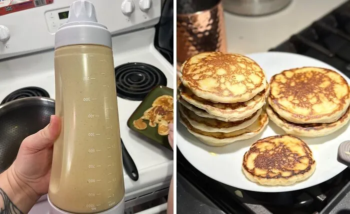 Pancake Perfection Is Now Just A Squeeze Away With This <a Style="Display:inline;" Href="Https://Www.amazon.com/Whiskware-Pancake-Batter-Mixer-Blenderball/Dp/B01jg57jj4?ie=utf8&linkcode=ll1&tag=bpcorgi-20&linkid=00bf08c5f3b40fc5538ca97eb911c22c&language=en_us&ref_=as_li_ss_tl" Target="_blank"><span Style="Font: Inherit; Color: #d74b1f;"> Whiskware Pancake Batter Dispenser And Mixer</Span> - No More Lumpy Batter Disasters! 
