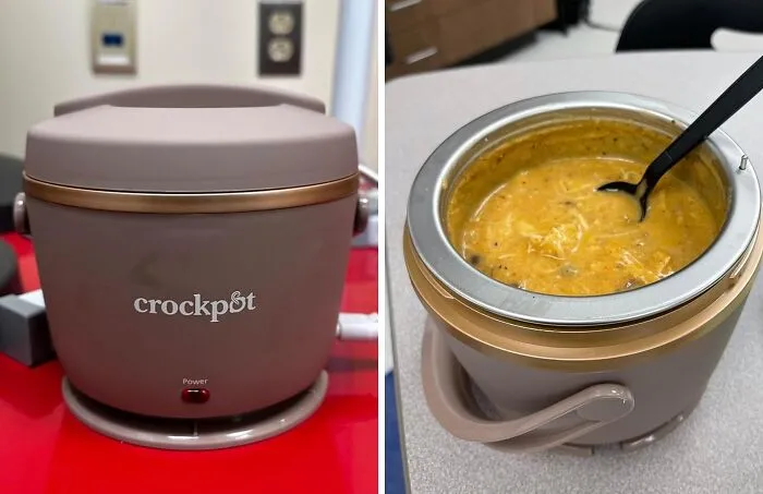 The <a Style="Display:inline;" Href="Https://Www.amazon.com/Crockpot-Electric-Portable-20-Ounce-Moonshine/Dp/B09bdfxnqx?ie=utf8&th=1&linkcode=ll1&tag=bpcorgi-20&linkid=4508a6593cd86892585f8529d91e0e2a&language=en_us&ref_=as_li_ss_tl" Target="_blank"><span Style="Font: Inherit; Color: #d74b1f;"> Crock-Pot Lunch Box</Span> Let's You Ditch The Office Microwave That Still Smells Like Fish