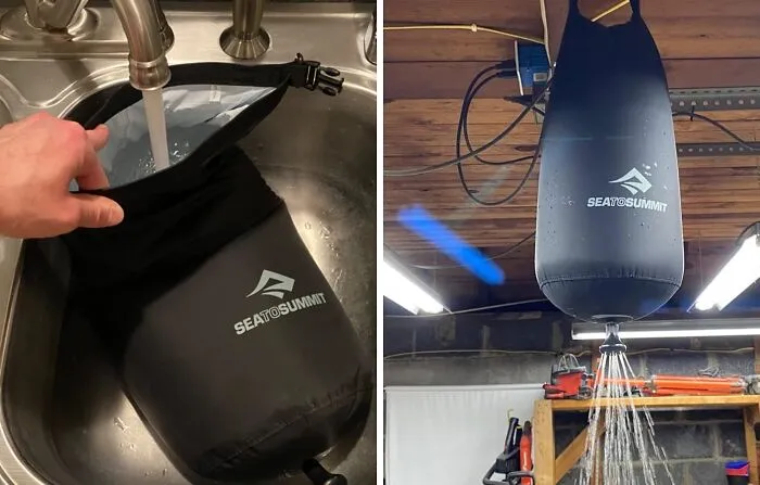 "I like to use things that have multiple uses. I use the Sea to Summit shower sack as my in-camp water source, but I also use it as a stuff sack for items I want to keep dry during transport." -<span Style="Font:inherit;color:#808080"> ProfessionSea7908</span>