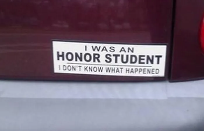 Yo era un estudiante de matrícula de honor, no sé qué ha pasado