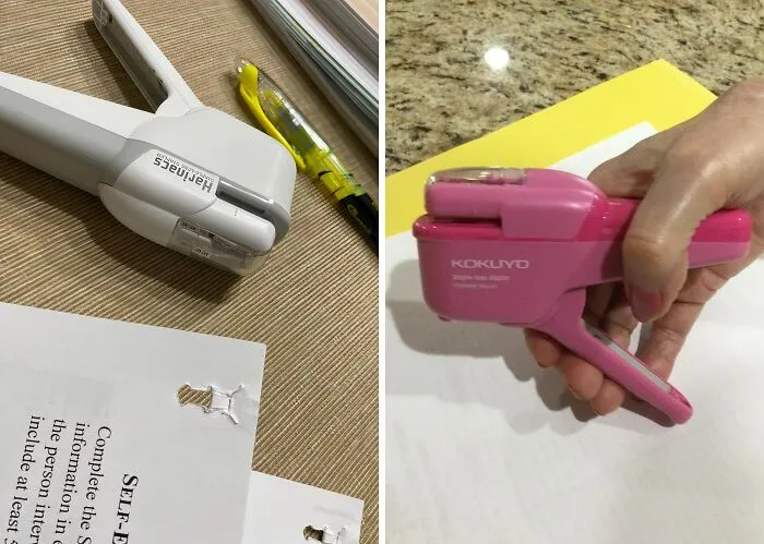 This <a Style="Display:inline;" Href="Https://Www.amazon.com/Kokuyo-Harinacs-Stapleless-Ten-Sheet-Sln-Msh110w/Dp/B00f2ysl7s?dib=eyj2ijoimsj9.pn8wsiay0wimsfiq2q3o8fcovhpxuihgvhggdi2rzwu--J5tb7i7f7yxyuiqqqwntawnrcyanpcnpcio6awrb1fuphln84rthyf4-Jayllngpnflumlbd5r2apiukj4jvsuddljy5jwpaef0x2ez4e17h68zgcn4xnu8pv558x4lvdvuxn5n7zprwbp6irpeee1pdwdljaenqk1sjwoihvbcsew7qplynhsnzd5ndx_jgmrspkrcyys_clxjcns3k_cbcgsalf_2nsnmx2fxgbn0qey7qwjp4tdv3nlmu98.ndkh94arw8ufegfjjutwdbxgmqf7vdrklvpjfbb8abm&dib_tag=se&keywords=stapleless%2bstapler&qid=1725949371&sr=8-6&th=1&linkcode=ll1&tag=bpmoose-20&linkid=c23ec733a172f479f750a5e95b7855a0&language=en_us&ref_=as_li_ss_tl" Target="_blank"><span Style="Font: Inherit; Color: #d74b1f;"> Stapleless Stapler</Span> Is So Innovative, It'll Make Your Old Stapler Feel Like A Dinosaur