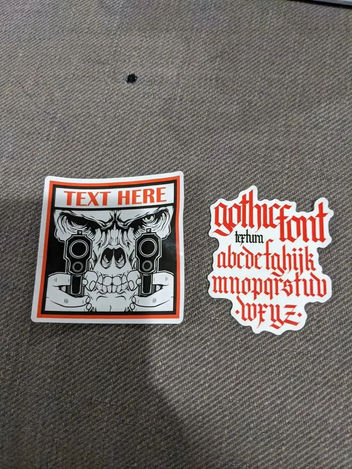 Stickers In A Pack From Amazon