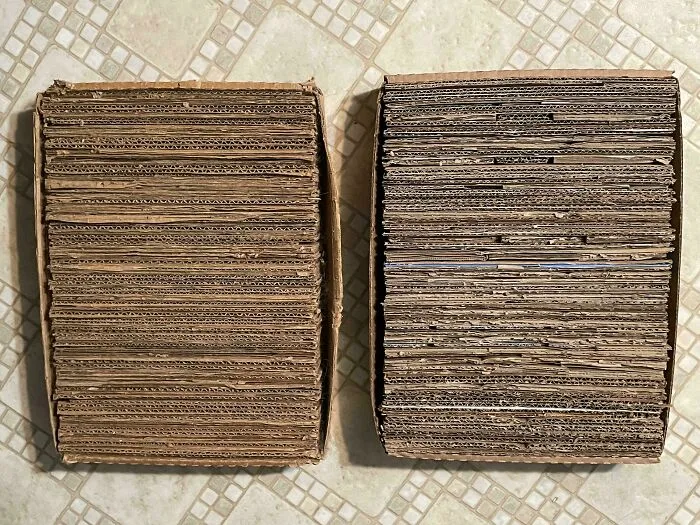 Made A New Cat Scratch Pad From Trash