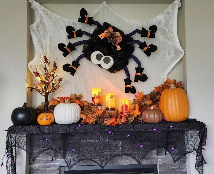 Turn Your Home Into A Haunted Mansion With This    <a Style="Display:inline;" Href="Https://Www.amazon.com/Aerwo-Halloween-Decoration-Spiderweb-Fireplace/Dp/B01lc94kfs?ie=utf8&th=1&linkcode=ll1&tag=bptoucan-20&linkid=ac589031a2be0d528b4faac5600f0ab4&language=en_us&ref_=as_li_ss_tl" Target="_blank"><span Style="Font: Inherit; Color: #d74b1f;"> Black Lace Spiderweb</Span>