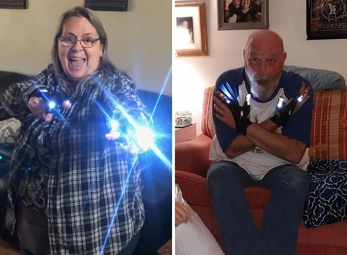 These <span Style="Font: Inherit; Color: #d74b1f;"> LED Flashlight Gloves</Span> Are Perfect For Midnight Snack Raids