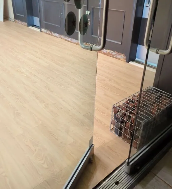 "The landlord refloored the lobby in front of my wife’s restaurant and now she can’t open the front door" - <span Style="Font:inherit;color:#808080"> astakask</Span>