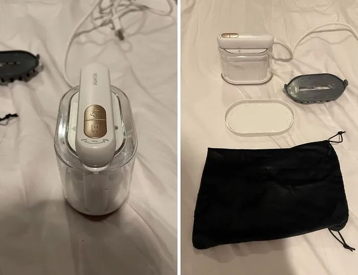 Wrinkled Clothes On Vacation? As If! This <a Style="Display:inline;" Href="Https://Www.amazon.com/Dp/B09ylx484v?asc_item-ID=amzn1.ideas.12tvm3ibbd59m&th=1&linkcode=ll1&tag=bptiger-20&linkid=ab0532a371ef83430418d4c0dc7adf96&language=en_us&ref_=as_li_ss_tl" Target="_blank"><span Style="Font: Inherit; Color: #d74b1f;"> Steamer</Span> Will Have Your Outfits Looking Sharp, Even If You Packed Them In A Hurry