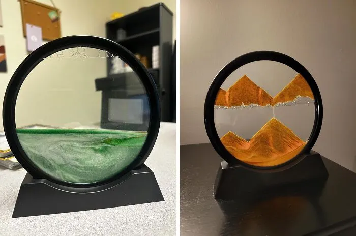 This <a Style="Display:inline;" Href="Https://Www.amazon.com/Qlkunla-Picture-Sandscape-Display-Relaxing/Dp/B0bwdnv2q2?ie=utf8&th=1&linkcode=ll1&tag=bpmoose-20&linkid=fa0b8a5307a70986b0617ccf302a6d25&language=en_us&ref_=as_li_ss_tl" Target="_blank"><span Style="Font: Inherit; Color: #d74b1f;"> Flowing Sand Frame</Span> Is The Perfect Way To Bring A Little Bit Of Nature Indoors