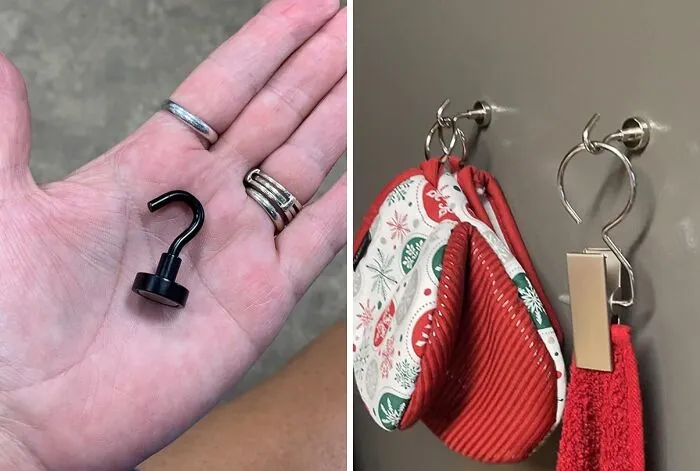 Say Goodbye To Drilling Holes And Hello To Instant Organization! These <a Style="Display:inline;" Href="Https://Www.amazon.com/Diymag-Magnetic-Neodymium-Classroom-Workplace/Dp/B09dykbbgk?ie=utf8&th=1&linkcode=ll1&tag=bpkomodo-20&linkid=43ad46bf2a2a2f823925fdcf5cce17a5&language=en_us&ref_=as_li_ss_tl " Target="_blank"><span Style="Font: Inherit; Color: #d74b1f;"> Magnetic Hooks</Span> Will Turn Any Metal Surface Into A Storage Haven