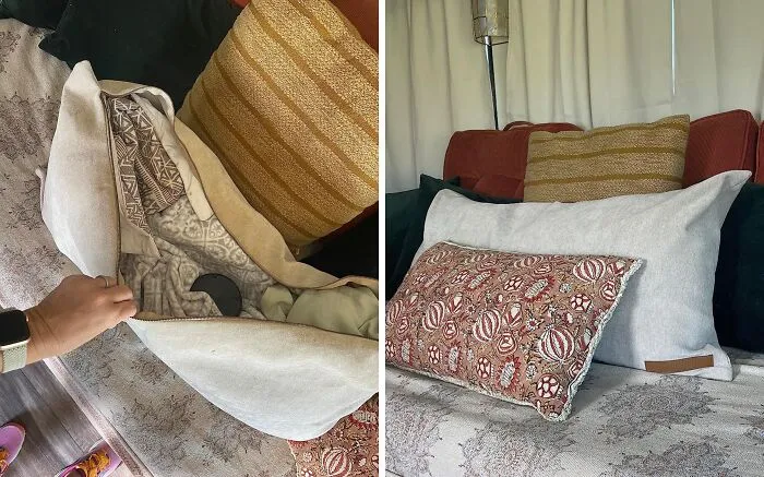 A <a Style="Display:inline;" Href="Https://Www.amazon.com/Storage-Pillow-Pillowcase-Organization-Accessories/Dp/B0byv9fvss?crid=1v7d2nzijivzw&dib=eyj2ijoimsj9.xuayntnxjtcupvbugieterpekxhpjnb8ipshbct_lknwwau4dgt9dvrtaztztz_ow9k3svngye25rlvlphpy70u0qshypr2cvqfl3ioxrkc.-Z-Jnsofpt10vsa4v9x0wrowrzriwths3qv8h-X0miq&dib_tag=se&keywords=rv+home+essentials&qid=1726043125&sprefix=rv+home+esse%2caps%2c447&sr=8-54&linkcode=ll1&tag=bphippopotamus-20&linkid=46d1a0873161dfcb998c8396258d773d&language=en_us&ref_=as_li_ss_tl" Target="_blank"><span Style="Font: Inherit; Color: #d74b1f;"> Zippered Storage Pillowcase</Span> Turns Clutter Into Comfy Cushions, So You Can Finally Achieve That Zen-Like Space You've Been Dreaming Of