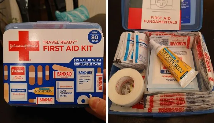 Boo-Boos And Owies? No Problem! This <a Style="Display:inline;" Href="Https://Www.amazon.com/Johnson-Portable-Emergency-Assorted-Adhesive/Dp/B0b41mysgp?ie=utf8&linkcode=ll1&tag=bpkomodo-20&linkid=a02f031aeb3e0eaecc41412a2f119c63&language=en_us&ref_=as_li_ss_tl " Target="_blank"><span Style="Font: Inherit; Color: #d74b1f;"> First Aid Kit</Span> Is Your Go-To For Turning Frowns Upside Down