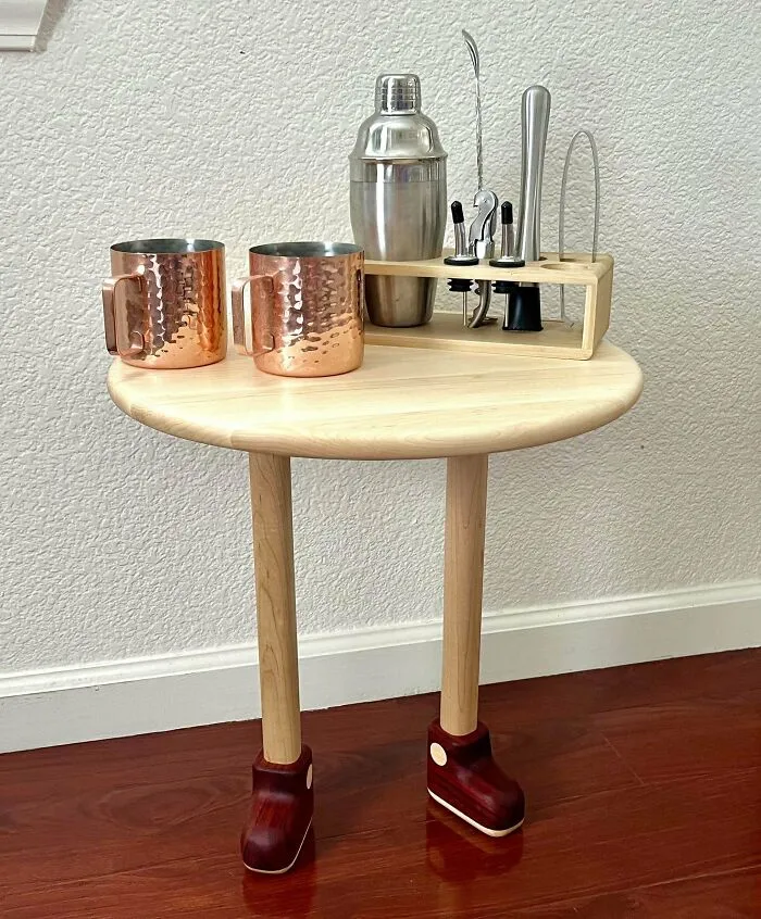 Little Guy With Sneakers  Side Table I Made