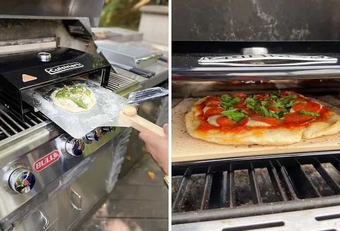Turn Your Grill Into A Pizzeria And Become The Neighborhood's Pizzaiolo Extraordinaire With This   <a Style="Display:inline;" Href=" Https://Www.amazon.com/Dp/B08vr7x9t7?asc_item-ID=amzn1.ideas.1f7io1wof84kb&linkcode=ll1&tag=bpgoat-20&linkid=a4d9dea620af2cef6fc0c8c7b9be83a1&language=en_us&ref_=as_li_ss_tl " Target="_blank"><span Style="Font: Inherit; Color: #d74b1f;"> Grill Top Pizza Oven Kit</Span>