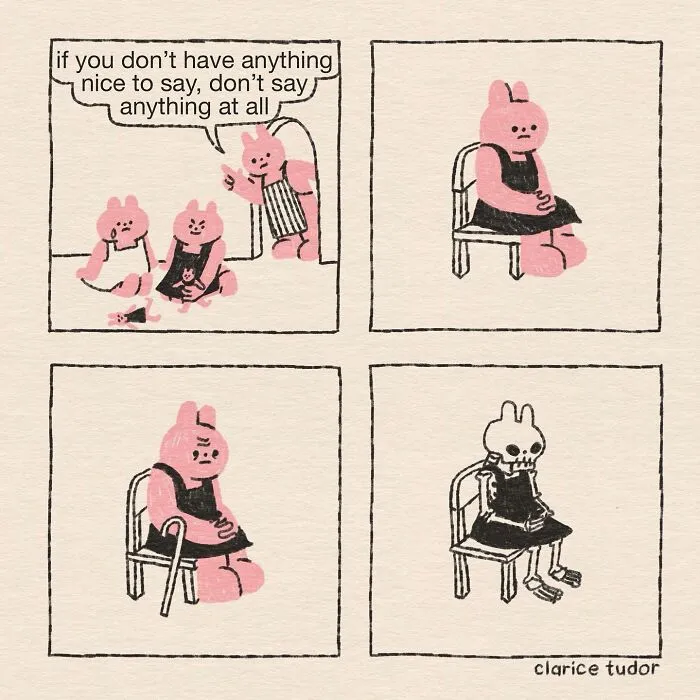 Snarky British Humor Delivered Through Sassy Pink Rabbits By Clarice Tudor (30 Pics)
