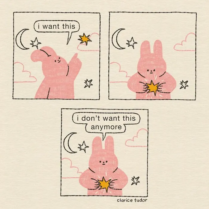 Snarky British Humor Delivered Through Sassy Pink Rabbits By Clarice Tudor (30 Pics)