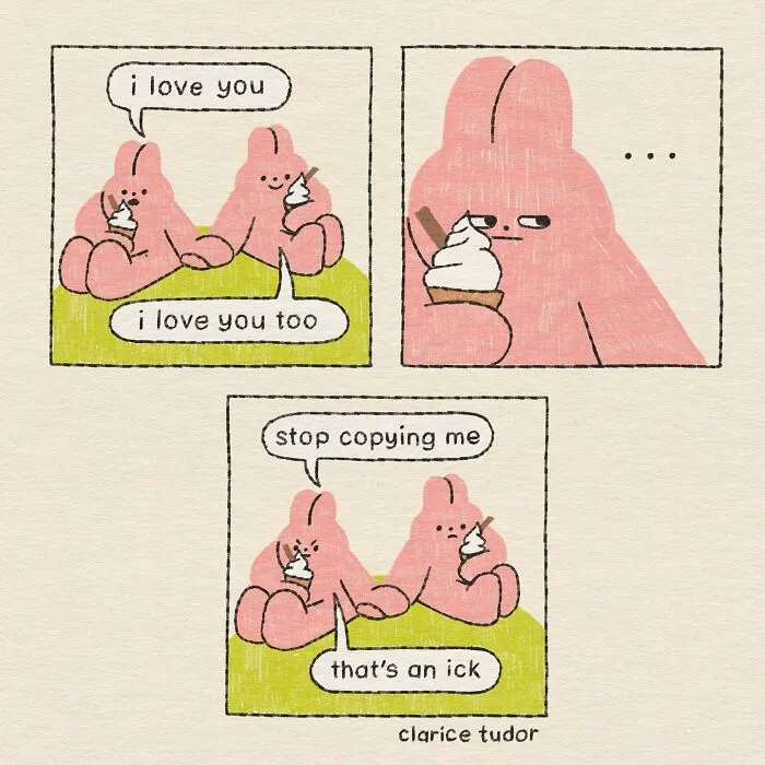 Snarky British Humor Delivered Through Sassy Pink Rabbits By Clarice Tudor (30 Pics)
