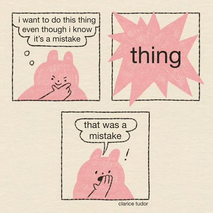 Snarky British Humor Delivered Through Sassy Pink Rabbits By Clarice Tudor (30 Pics)