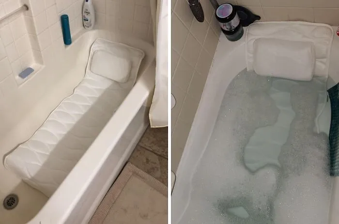 Soak In Pure Bliss With This   <a Style="Display:inline;" Href=" Https://Www.amazon.com/Gp/Product/B082y2yr1l?&linkcode=ll1&tag=bpcrow-20&linkid=75afdba36148f07392727c155ebc80d1&language=en_us&ref_=as_li_ss_tl" Target="_blank"><span Style="Font: Inherit; Color: #d74b1f;"> Full Body Bath Pillow</Span>, Because Your Tub Time Deserves An Upgrade From "Meh" To "Ahhh"