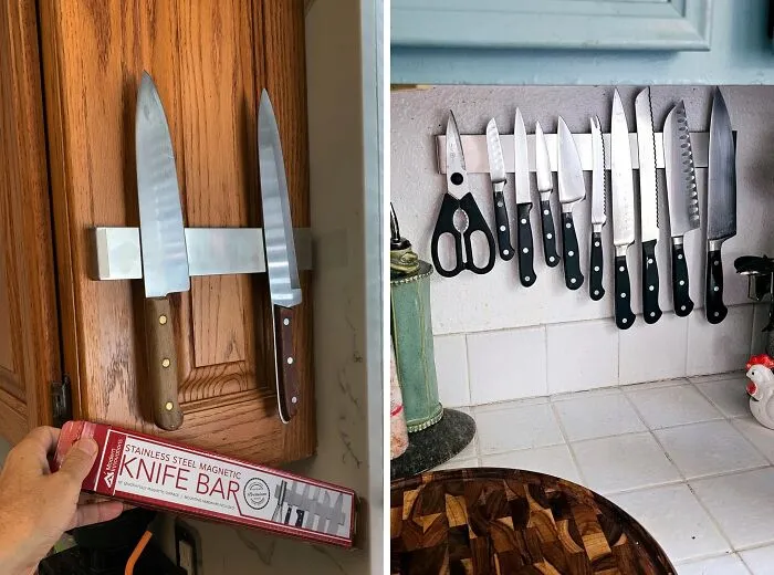 Dull Knives And Cluttered Drawers Are So Last Season.  This Sleek   <a Style="Display:inline;" Href=" Https://Www.amazon.com/Dp/B09qqqf6ts?asc_item-ID=amzn1.ideas.3mc9pfl3whn6k&th=1&linkcode=ll1&tag=bpgoat-20&linkid=23aeb33481578aa152f73b434cb8537c&language=en_us&ref_=as_li_ss_tl " Target="_blank"><span Style="Font: Inherit; Color: #d74b1f;"> Magnetic Knife Bar</Span> Will Bring Your Kitchen Into The 21st Century