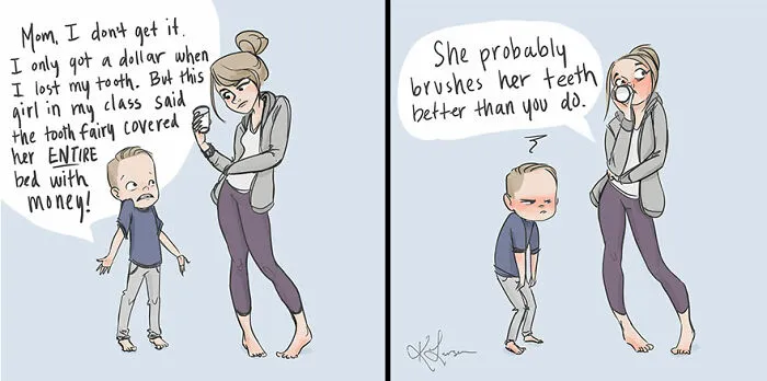 This Artist Made 22 Relatable Comics That Sum Up What A Mother’s Life Looks Like