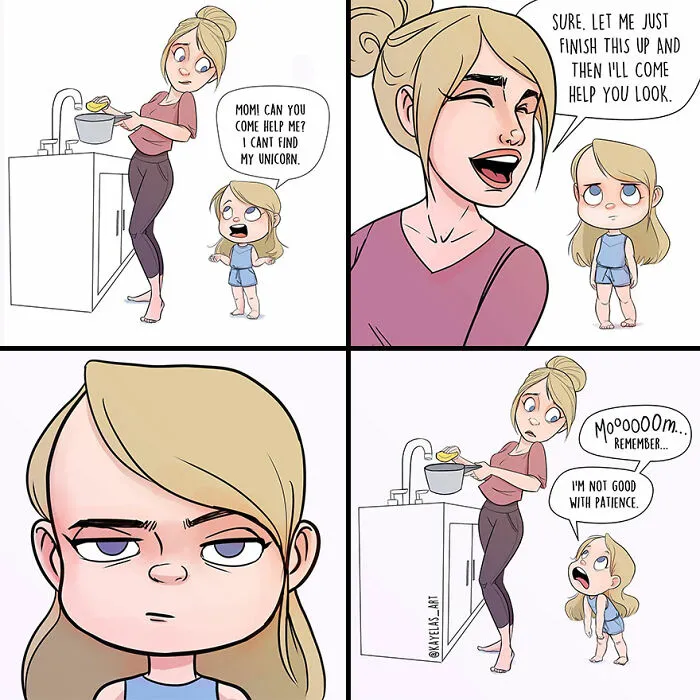 This Artist Made 22 Relatable Comics That Sum Up What A Mother’s Life Looks Like