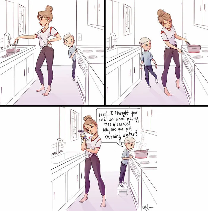 This Artist Made 22 Relatable Comics That Sum Up What A Mother’s Life Looks Like