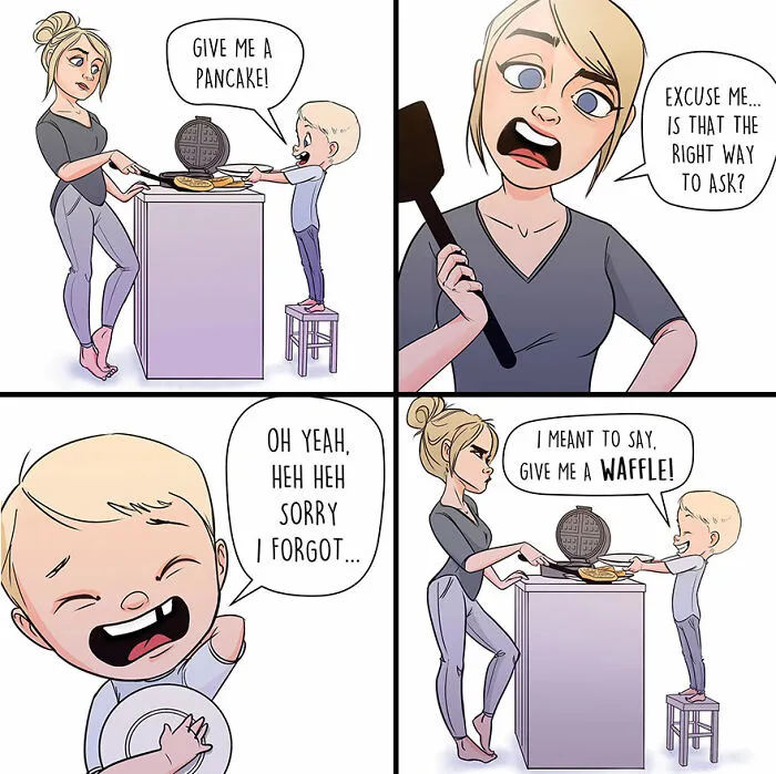 This Artist Made 22 Relatable Comics That Sum Up What A Mother’s Life Looks Like