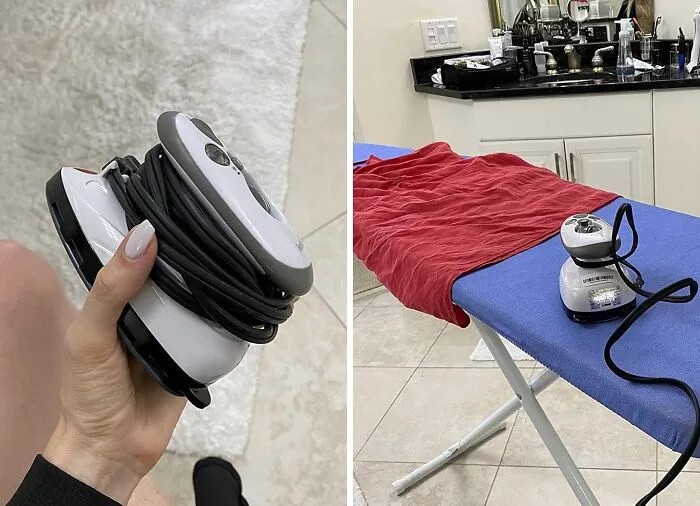This <a Style="Display:inline;" Href="Https://Www.amazon.com/Small-Mini-Iron-Non-Stick-Extra-Long/Dp/B01ak9zugo?ie=utf8&linkcode=ll1&tag=bpmonkey-20&linkid=8c24d8adfda799b5a6c1a192e23e47c3&language=en_us&ref_=as_li_ss_tl " Target="_blank"><span Style="Font: Inherit; Color: #d74b1f;"> Mini Iron</Span> Is So Compact, It'll Fit In Your Carry-On And Keep You Looking Sharp On The Go