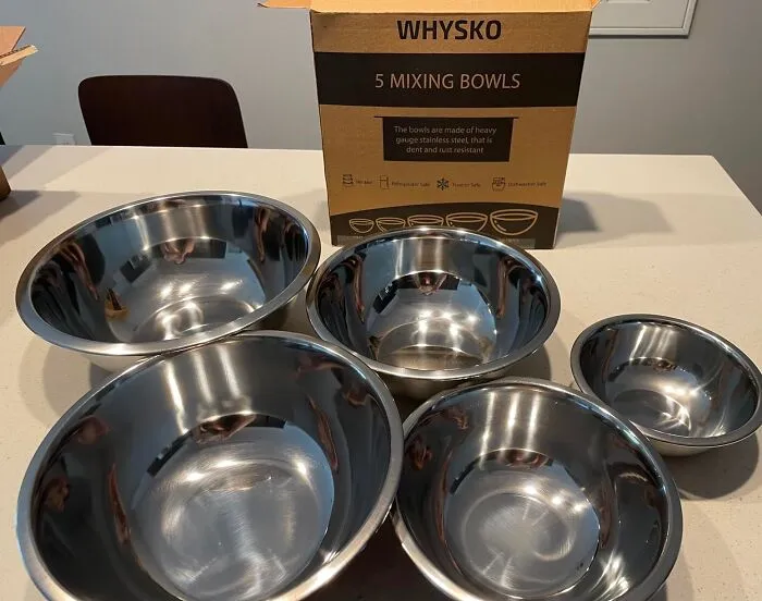 "Get a big stack of   <a style="display:inline;" href="https://www.amazon.com/Stainless-WHYSKO-Refrigerator-Organizers-Ecofriendly/dp/B07KNTT2HN?crid=716E1UGCWCCU&dib=eyJ2IjoiMSJ9.-SBIyPsv_hCgjM1VLEigxOhPzaiNwoi2TuboH2WyTZQVZnqNSb2QecXJtcf8nkfUiXDAzaBpaTYDLchXDnvMKoGpTx7gBAR0GW41EESMgDbgMqQqEst7lvwYWecK8OqWGCvVmVdeQKV4SmROY-_Elzf4ycfNyXqRJBC4vQMFZgCLsytqPfcz8bFAZXTa1sWa18uQ1LUZxvc4sFCOOYkSsXPoaYHmBR4M9feiJsALO33ufxVk4VBMoMmAHVtOymaf7xI2prSxJ4h1obkn-ih5I_L1oWqdqmjcsBKhiTH8I8E.VmP-OsKaePpp7Vdpo86EoRo1Xbb1dOE9zXO-8ptfJ68&dib_tag=se&keywords=stainless%2Bsteel%2Bprep%2Bbowls&qid=1727306244&sprefix=stainless%2Bsteel%2Bprep%2Caps%2C394&sr=8-1-spons&sp_csd=d2lkZ2V0TmFtZT1zcF9hdGY&smid=A1Y3FYQ7FVRE3H&th=1&linkCode=ll1&tag=bpsloth-20&linkId=716bf20d3037335552c6427986f74295&language=en_US&ref_=as_li_ss_tl" target="_blank"> <span Style="Font:inherit;color:#d74b1f;"> stainless prep bowls</Span>  and lots of kitchen towels. It makes it so much easier to keep organized as you cook" - throwdemawaaay