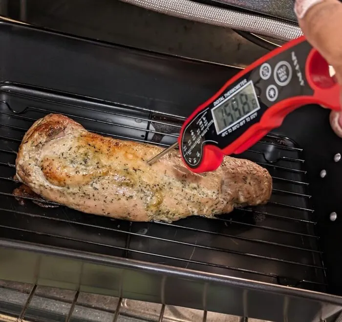 "Buy a    <a style="display:inline;" href="https://www.amazon.com/Meat-Thermometer-Digital-Grilling-Cooking/dp/B0BQ782XNW?crid=2N9C9XCVYD1V8&dib=eyJ2IjoiMSJ9.PG9Ibd466yLgUBQijRdb_rd4mq8xXODkwrB5gOr875tYq0JoOMPuvZya14iQhVRehcIPGwH52yDNHdr8-8DxE5oThtmYJ8olaxFRwjoGXJzH_vC7rzM_9PjMq_63UUxIflQHVi7jEpZcZ2TFkpvf7Rul9XSVz881CfmS4CLi8MRvenG2UdQyKjO4tuVRBtvuS4gs3rgxEJbQwyoy7b6PtRZ25Cbf_6EF78N9NJvneEkr70BwwSztVM20kZpnqPRKgpTw8y9xf6w2FGJptUtktwsJPv6ErOmVOyobTaH-6GA.k8_2hPZRe2gJ4zoZhWpQJde0PU-zIGc1jrC9KafCSew&dib_tag=se&keywords=cooking%2Bthermometer&qid=1727326815&sprefix=cooking%2Bther%2Caps%2C454&sr=8-5&th=1&linkCode=ll1&tag=bpsloth-20&linkId=86a44ad956830ecbfc1bf5c1ac61785d&language=en_US&ref_=as_li_ss_tl" target="_blank"><span Style="Font:inherit;color:#d74b1f;"> thermometer</Span> . Go big and buy one instant read probe, and another with a probe you can leave in the meat. It makes cooking outrageously simple" - scottz0313