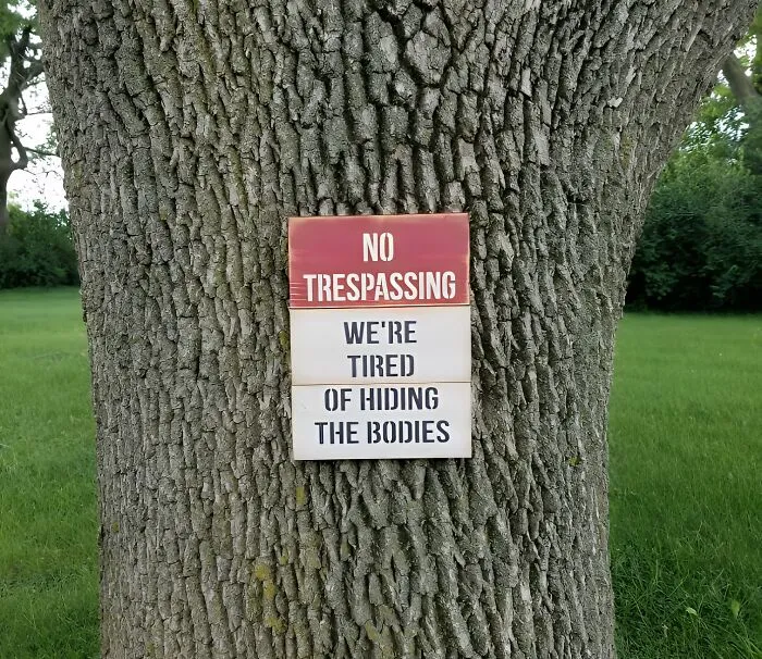 “We’re Tired Of Hiding The Bodies”: 50 Unexpected Signs That Made People Go ‘What?’
