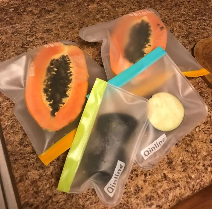 Leftovers Deserve A Second Chance! These   <a Style="Display:inline;" Href="Https://Www.amazon.com/Reusable-Storage-Bags-Leakproof-Sandwich/Dp/B07wcv3795?ie=utf8&th=1&linkcode=ll1&tag=bpwombat-20&linkid=ad97e336d4ac67e91685236f1b06b1a9&language=en_us&ref_=as_li_ss_tl" Target="_blank"><span Style="Font: Inherit; Color: #d74b1f;"> Reusable Food Storage Bags</Span> Will Keep Your Snacks Fresh, Your Fridge Organized, And Your Eco-Conscience Happy