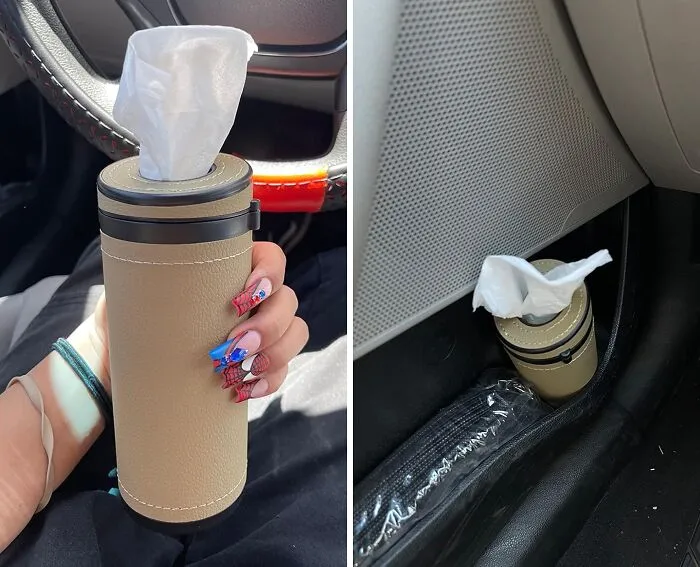 Sneezy Season Got Your Car Looking Like A Tissue Tornado? This <a Style="Display:inline;" Href="Https://Www.amazon.com/Dp/B08l539cfr?asc_item-ID=amzn1.ideas.1i2cakmaozu4v&th=1&linkcode=ll1&tag=bpgoose-20&linkid=ccd850427a4ea43b042cb16ca850438c&language=en_us&ref_=as_li_ss_tl" Target="_blank"><span Style="Font: Inherit; Color: #d74b1f;"> Car Tissue Holder</Span> Keeps Tissues Within Easy Reach, No More Frantic Glovebox Digging