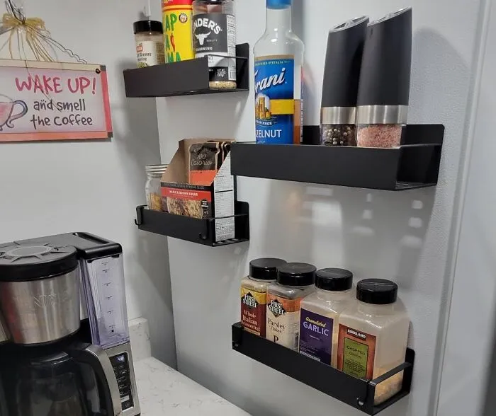 Spice Up Your Fridge Game (Times Four)!  These   <a Style="Display:inline;" Href="Https://Www.amazon.com/Huggiegems-Magnetic-Organizer-Refrigerator-Organizers/Dp/B0c3h9mjqv?ie=utf8&th=1&linkcode=ll1&tag=bpwombat-20&linkid=142316902ec844bbb7cafa9d3ffac810&language=en_us&ref_=as_li_ss_tl" Target="_blank"><span Style="Font: Inherit; Color: #d74b1f;"> Magnetic Spice Racks</Span> Will Turn Your Cluttered Door Into An Organized Spice Paradise