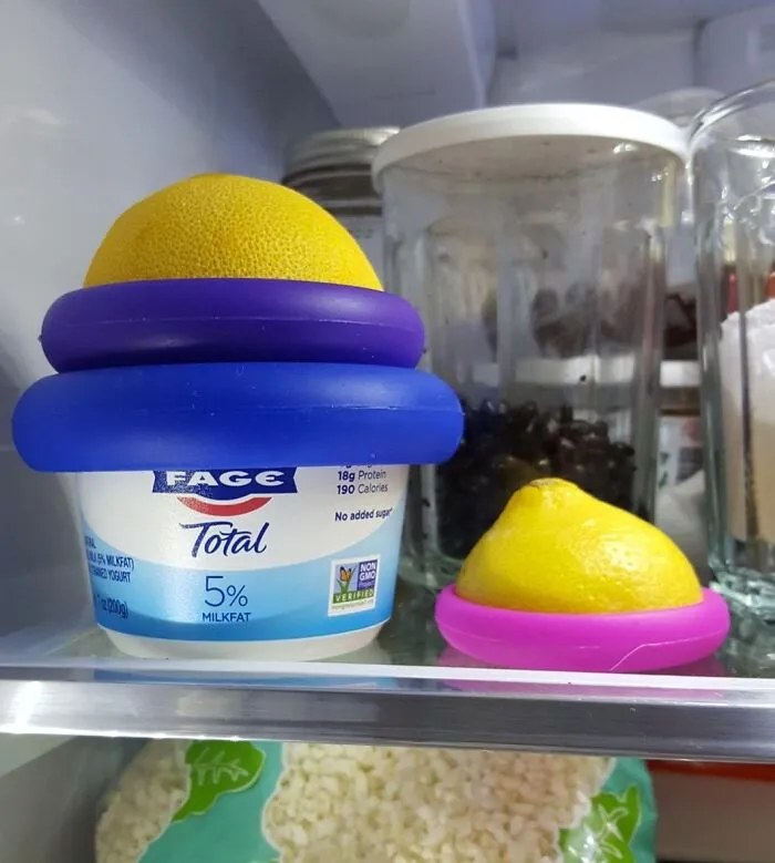 These   <a Style="Display:inline;" Href="Https://Www.amazon.com/Food-Huggers-Reusable-Silicone-Savers/Dp/B086cc967b?ie=utf8&th=1&linkcode=ll1&tag=bpwombat-20&linkid=36672964b3be6666b70c9bbf3ff65f8c&language=en_us&ref_=as_li_ss_tl" Target="_blank"><span Style="Font: Inherit; Color: #d74b1f;"> Food Huggers</Span> Will Give It A Cuddle And Keep It Fresh Until Its Other Half Returns