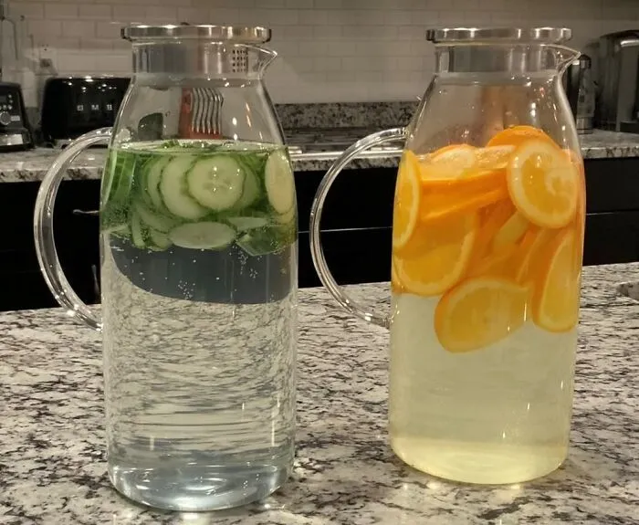 This   <a Style="Display:inline;" Href="Https://Www.amazon.com/Ounces-Glass-Pitcher-Beverage-Carafe/Dp/B01m0l3rhg?ie=utf8&th=1&linkcode=ll1&tag=bpwombat-20&linkid=26e75b0649adb8c0d15a2892c77c4e5b&language=en_us&ref_=as_li_ss_tl" Target="_blank"><span Style="Font: Inherit; Color: #d74b1f;"> Glass Pitcher</Span> Isn't Just A Pretty Face! From Ice-Cold Lemonade To Refreshing Cucumber Water, It's Got Your Beverage Needs Covered