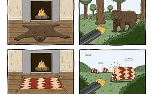 18 Comics That Take A Sharp, Dark And Bizarre Turn You Won't See Coming By Rémi Lascault (New Pics)
