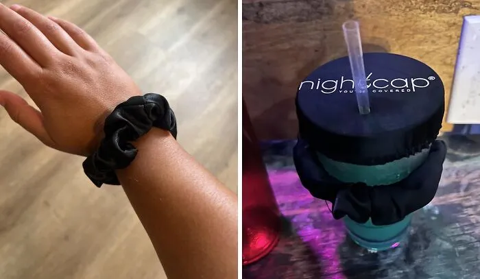 Party With Peace Of Mind! This <a Style="Display:inline;" Href="Https://Www.amazon.com/Nightcap-Scrunchie-Spiking-Prevention-Scrunchie/Dp/B08rf32y7n?ie=utf8&th=1&linkcode=ll1&tag=bpcrocodile-20&linkid=59ccb416148c929d921866ecfe15494b&language=en_us&ref_=as_li_ss_tl" Target="_blank"><span Style="Font: Inherit; Color: #d74b1f;"> Nightcap Scrunchie</Span> Is The Stylish And Discreet Way To Protect Your Drink From Tampering