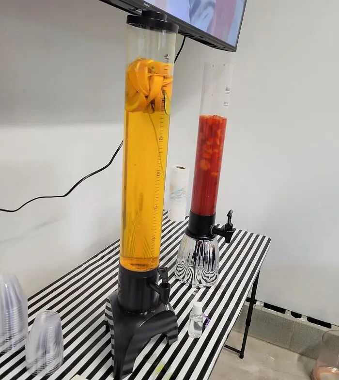 Thirsty? This <a Style="Display:inline;" Href="Https://Www.amazon.com/Oggi-Beer-Tower-100oz-Dispensers/Dp/B00jaftxz4?ie=utf8&th=1&linkcode=ll1&tag=bpcrocodile-20&linkid=ae20c50b2dee4db7de99f82905562f53&language=en_us&ref_=as_li_ss_tl" Target="_blank"><span Style="Font: Inherit; Color: #d74b1f;"> Beverage Dispenser With Spigot & Ice Tube </Span> Keeps Your Drinks Frosty And Flowing, Turning Any Gathering Into A Party