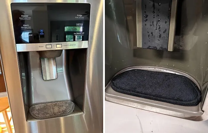 Kids (Or Clumsy Adults) Turning Your Fridge Into A Water Fountain? No More! This   <a Style="Display:inline;" Href="Https://Www.amazon.com/Dp/B0bmv2r55z?ascsubtag=7728626%2c23%2c29%2cd%2c0%2c0%2cbf-Web-Hf%2c900%3a2%3b974%3a3%3b1125%3a1%3b1338%3a1%2c0%2c0%2c0%2c0&btn_ref=srctok-A949be3b2234808b&th=1&linkcode=ll1&tag=bpgazelle-20&linkid=e12a9e3cabb12568f7ffe649e306e24b&language=en_us&ref_=as_li_ss_tl" Target="_blank"><span Style="Font: Inherit; Color: #d74b1f;"> Water Drip Tray Catcher</Span> Will Keep Those Spills Contained