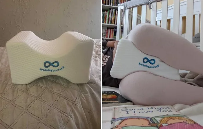 Side Sleepers, Rejoice! Your Quest For A Good Night's Sleep Is Over, Thanks To This   <a Style="Display:inline;" Href="Https://Www.amazon.com/Dp/B07995b8l1?ascsubtag=7739650%2c8%2c28%2cd%2c0%2c0%2cbf-Bshp%2c900%3a2%3b974%3a3%3b1125%3a1%3b1338%3a1%2c0%2c0%2c0%2cbf&aa_adgroupid=wyrd_82e500524d4225c_2&aa_campaignid=wyrd_7de2037fe387049_2&maas=maas_adg_api_594299861198620660_static_9_218&aa_creativeid=wyrd_23fcd2f515472be_2&btn_ref=srctok-D76cb7c9a9a7e4c8&linkcode=ll1&tag=bpgazelle-20&linkid=617c581d7259c20a6fcba74f77db18b9&language=en_us&ref_=as_li_ss_tl" Target="_blank"><span Style="Font: Inherit; Color: #d74b1f;"> Magical Knee Pillow</Span>. Say Goodbye To Hip And Back Pain, And Hello To Sweet Dreams