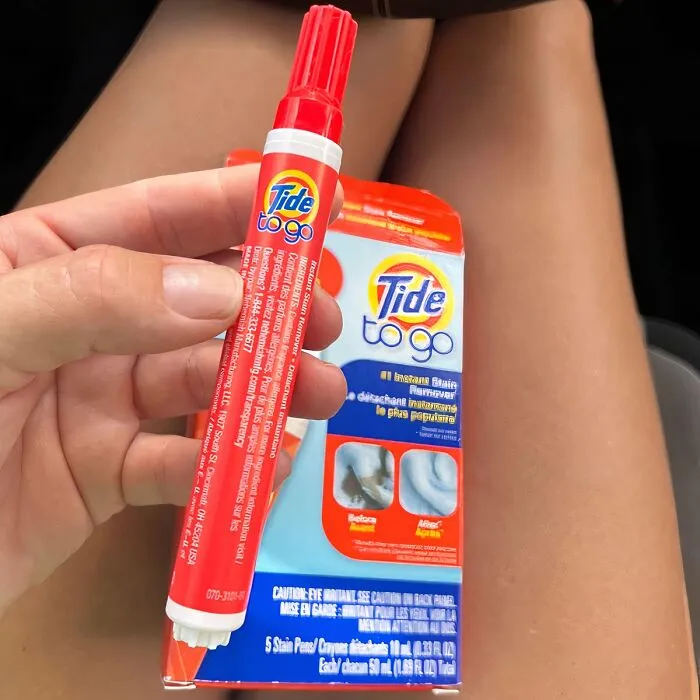 Ketchup, Mustard, Red Wine...oh My! This   <a Style="Display:inline;" Href="Https://Www.amazon.com/Tide-Instant-Travel-Remover-Clothes/Dp/B0cgl1cnzk?crid=29xa9magx2696&dib=eyj2ijoimsj9.h0qqpsik9rnzoa8njp7ysudyy-Kv3p99wxms5h25wcwkrvam7bbhph_fjq5iyjpz_rfxhylvkvsuqpmrdpfhdy8pm3j3lpgf-Z8bpnumhsu98uzioipkuo_rw4bzi7h9ammlr95qs7dd22ho63ipej8whphzeta1iuv1esucqwpncmhyydvmgasvzdlkvkpxy4upqwhpb9yjpwklnxztfpjcuf29awmsa4n-Qonc9dkuisdmv02o-Ieidlalkfhhilvvmzm8oll3q3cxqihvmqhk_8jb0xiakbnwkc31ddg.tjytxalktn0gblbl16esions9nyrpvlfav2cxqgt324&dib_tag=se&keywords=tide+to+go+pen&qid=1727084147&sprefix=tide+%2caps%2c208&sr=8-6&linkcode=ll1&tag=bpshark-20&linkid=ebae9f023289837c1cee15dbfbf4244c&language=en_us&ref_=as_li_ss_tl" Target="_blank"><span Style="Font: Inherit; Color: #d74b1f;"> Tide To Go Pen</Span> Tackles Even The Toughest Stains, So You Can Eat (And Drink) With Confidence