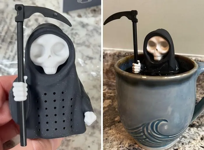 If You Would Kill For A Cup Of Tea, This <a Style="Display:inline;" Href="Https://Www.amazon.com/Grim-Steeper-Grim-Reaper-Infuser/Dp/B0cczy2n9v?ie=utf8&linkcode=ll1&tag=bpcow-20&linkid=01ad1f43527fdf646edf91d3b33f8256&language=en_us&ref_=as_li_ss_tl" Target="_blank"><span Style="Font: Inherit; Color: #d74b1f;"> Grim Reaper Tea Infuser</Span> Has Your Name On It