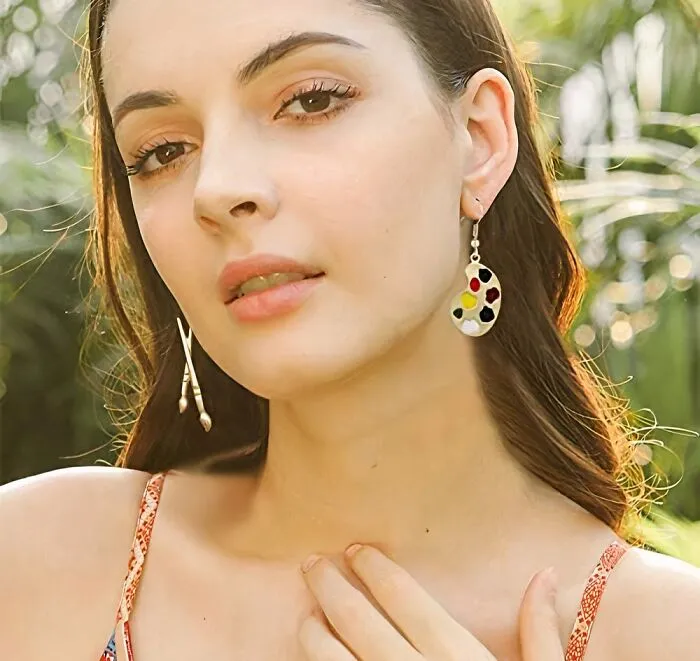 These <a Style="Display:inline;" Href="Https://Www.amazon.com/Damleng-Palette-Earrings-Teacher-Statement/Dp/B08pb9hcxs?crid=1ia8ur1clivyt&keywords=paint%2bbrush%2b%26%2bpalette%2bearrings&qid=1653051243&sprefix=paint%2bbrush%2b%26%2bpalette%2bearrings%2caps%2c129&sr=8-2&th=1&linkcode=ll1&tag=bplemur-20&linkid=4abbc908af0bc7c4fb09b34ed4cfb6ec&language=en_us&ref_=as_li_ss_tl" Target="_blank"><span Style="Font: Inherit; Color: #d74b1f;"> Matte Gold Earrings</Span> Are So Chic, They're Practically A Masterpiece Themselves. Get Yours Before They're Gone!