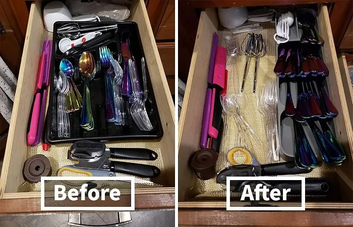 Tired Of Playing 'Find The Spoon' In Your Utensil Drawer? Say Goodbye To Rummaging And Hello To Instant Organization With This   <a Style="Display:inline;" Href="Https://Www.amazon.com/Gp/Product/B072r6clrc?&linkcode=ll1&tag=bpflamingo-20&linkid=d2fa76c3ad1ffa423331a2587584be7a&language=en_us&ref_=as_li_ss_tl" Target="_blank"><span Style="Font: Inherit; Color: #d74b1f;"> Compact Cutlery Organizer</Span>