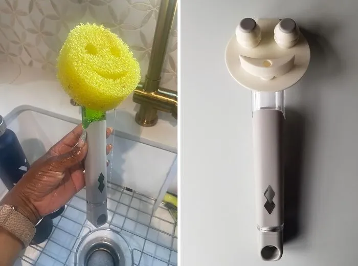 Scrub-A-Dub-Dub, Give Your Dishes A Soapy Hug! The <a Style="Display:inline;" Href="Https://Www.amazon.com/Dp/B0cfbh7mhz?asc_item-ID=amzn1.ideas.34ikcqb0romth&th=1&linkcode=ll1&tag=bpant-20&linkid=6d99349583f9c2c67ee6f23b096124ac&language=en_us&ref_=as_li_ss_tl" Target="_blank"><span Style="Font: Inherit; Color: #d74b1f;"> Dish Wand For Scrub Daddy</Span> Makes Cleaning Pots And Pans A Whole Lot More Fun