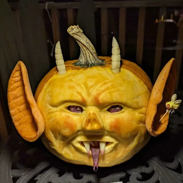 My First Time Trying Sculptural Pumpkin Carving