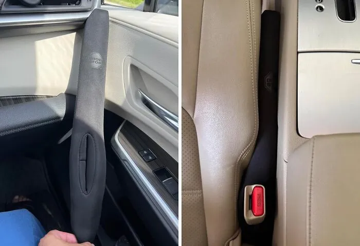 Your Car's Bermuda Triangle Of Lost Fries And Loose Change Just Got Busted! This <a Style="Display:inline;" Href="Https://Www.amazon.com/Drop-Stop-Original-Patented-Filler/Dp/B00byh6c1e?ie=utf8&linkcode=ll1&tag=bpseahorse-20&linkid=e203ee7868bf981e4a4066055bfdc6fb&language=en_us&ref_=as_li_ss_tl" Target="_blank"><span Style="Font: Inherit; Color: #d74b1f;"> Drop Stop</Span> Will Save Your Snacks