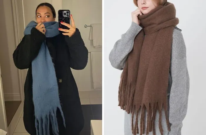 This Scarf Is So Big, It's Basically A Wearable Blanket! Wrap Yourself In Cozy Comfort With This   <a Style="Display:inline;" Href="Https://Www.amazon.com/Sundsgt-Coloured-Checked-Oversized-Tassel/Dp/B0bqvnv2qp?ie=utf8&th=1&linkcode=ll1&tag=bpscorpion-20&linkid=033d9743e4094887221e73c7a5b972a9&language=en_us&ref_=as_li_ss_tl" Target="_blank"><span Style="Font: Inherit; Color: #d74b1f;"> Oversized Checked Scarf</Span> - It's The Perfect Accessory For Chilly Fall Days 