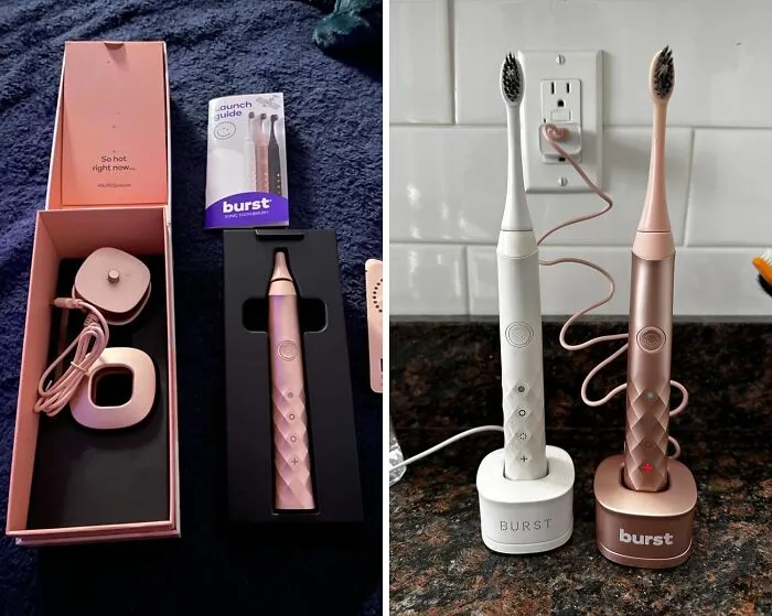 Ditch The Manual Toothbrush And Embrace The Sonic Power! This   <a Style="Display:inline;" Href="Https://Www.amazon.com/Dp/B07wvf44wp?asc_item-ID=amzn1.ideas.xrmwgmu11ig0&linkcode=ll1&tag=bppenguin-20&linkid=bfe94a44f294204af0dd7037dd3c6c09&language=en_us&ref_=as_li_ss_tl" Target="_blank"><span Style="Font: Inherit; Color: #d74b1f;"> Burst Original Sonic Electric Toothbrush</Span> Will Blast Away Plaque Like A Superhero, Leaving Your Pearly Whites Sparkling And Your Smile Beaming